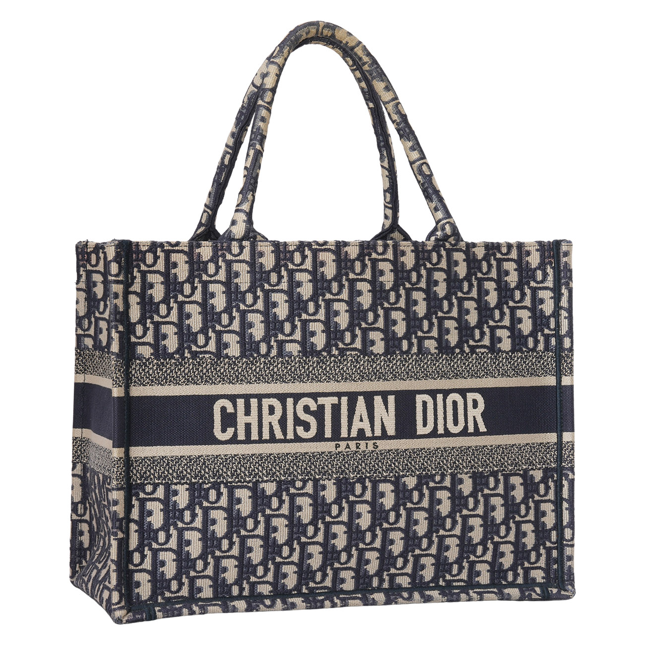 CHRISTIAN DIOR(USED)디올 오블리크 북토트 라지